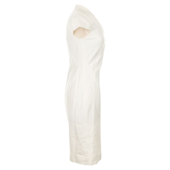 J Crew V Neck Bi Stretch Cotton  Sheath Dress NWT Size 0 - Picture 4 of 8